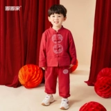 嘟嘟家 Детский пуховик для новорожденных, комплект для мальчиков, платье, китайский стиль