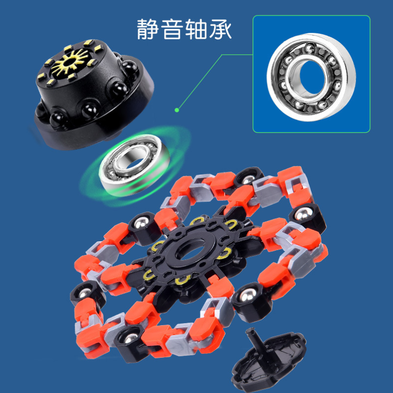 指尖陀螺可变形旋转机器人儿童机械玩具黑科技手指间螺旋男孩减压,淘宝优惠券,粉丝福利购,淘宝优惠卷