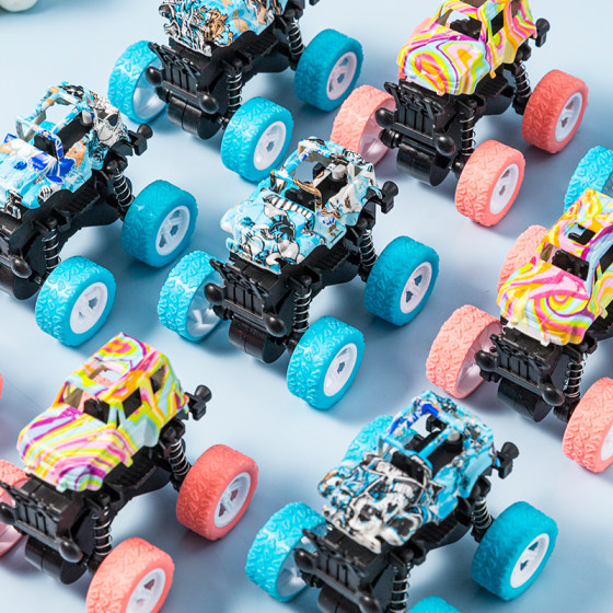 Inertia off-road vehicle toy super fall-resistant climbing car model car nostalgic four-wheel drive toy car simulation anti-fall car