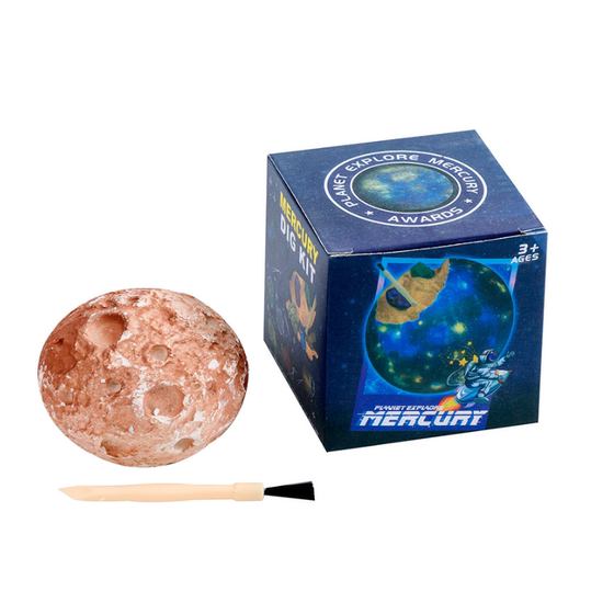 Eight planets children's archaeological excavation toys solar system earth planet creative boys and girls dig gems and hunt for treasures