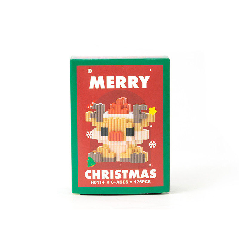 Prize Elk Assembled Christmas Building Blocks