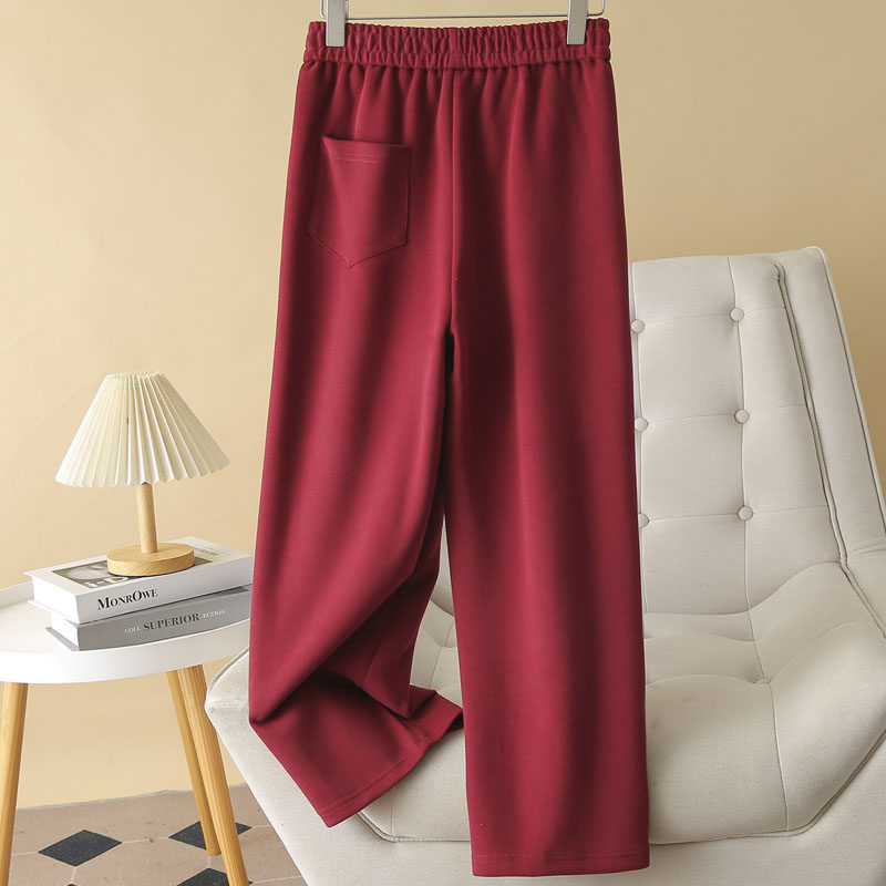 秋季大码松紧腰运动休闲裤胖mm宽松显瘦直筒长裤柔软舒适香蕉女裤,淘宝优惠券,粉丝福利购,淘宝优惠卷