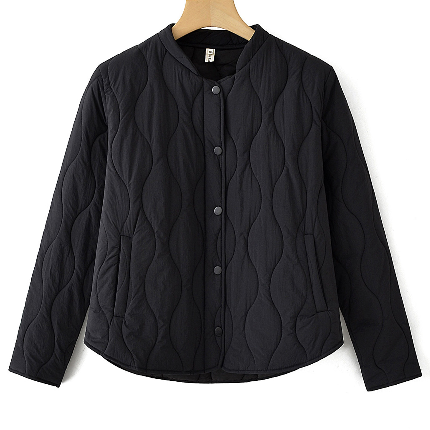 纯色百搭大码女装秋冬季新款葫芦格棉衣胖mm宽松遮肚显瘦棉袄外套,淘宝优惠券,粉丝福利购,淘宝优惠卷