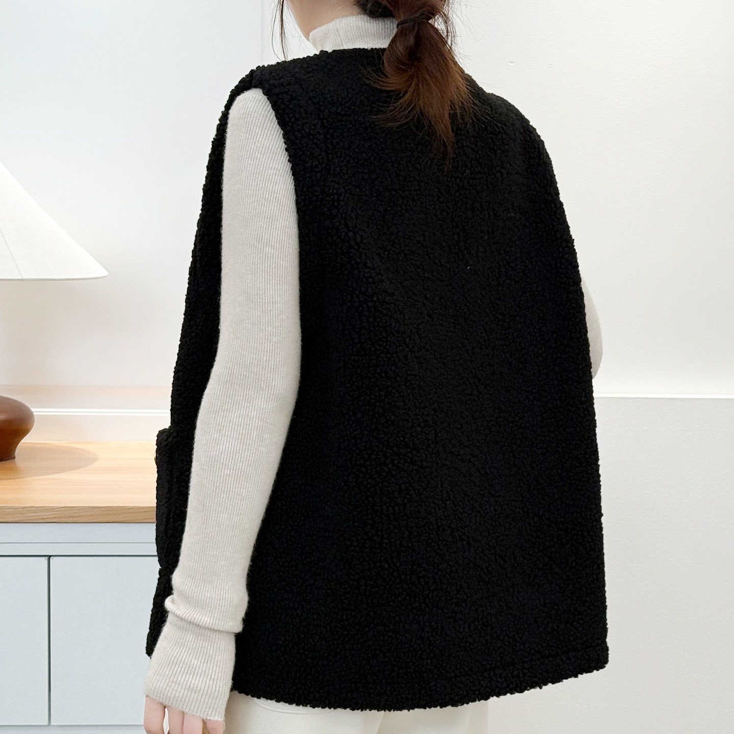 大码女装加厚保暖颗粒绒马甲甜美减龄胖mm小香风气质冬装坎肩外套,淘宝优惠券,粉丝福利购,淘宝优惠卷