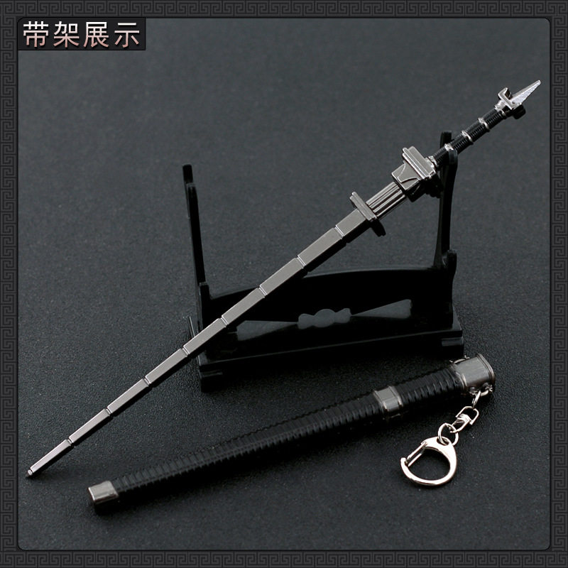 古代名剑神探狄仁杰亢龙锏鞭幽兰剑合金武器模型手办周边挂件_虎窝淘