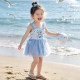 ເດັກຍິງ Elsa Princess Style Swimsuit 2026 ແບບໃຫມ່