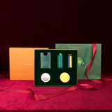 Один кожаный портсигар, мужской портативный ультратонкий ароматизатор, 20 упаковок, защитный чехол из воловьей кожи с китайским ароматом