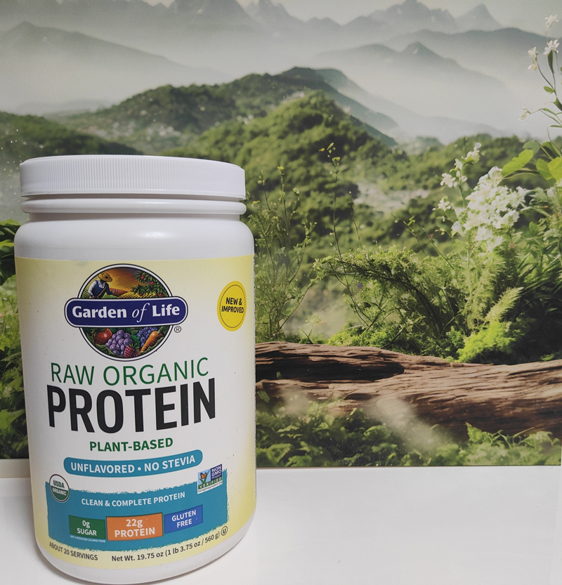 现货Garden of Life raw protein有机植物蛋白粉健身增肌低卡奶昔 - 图0