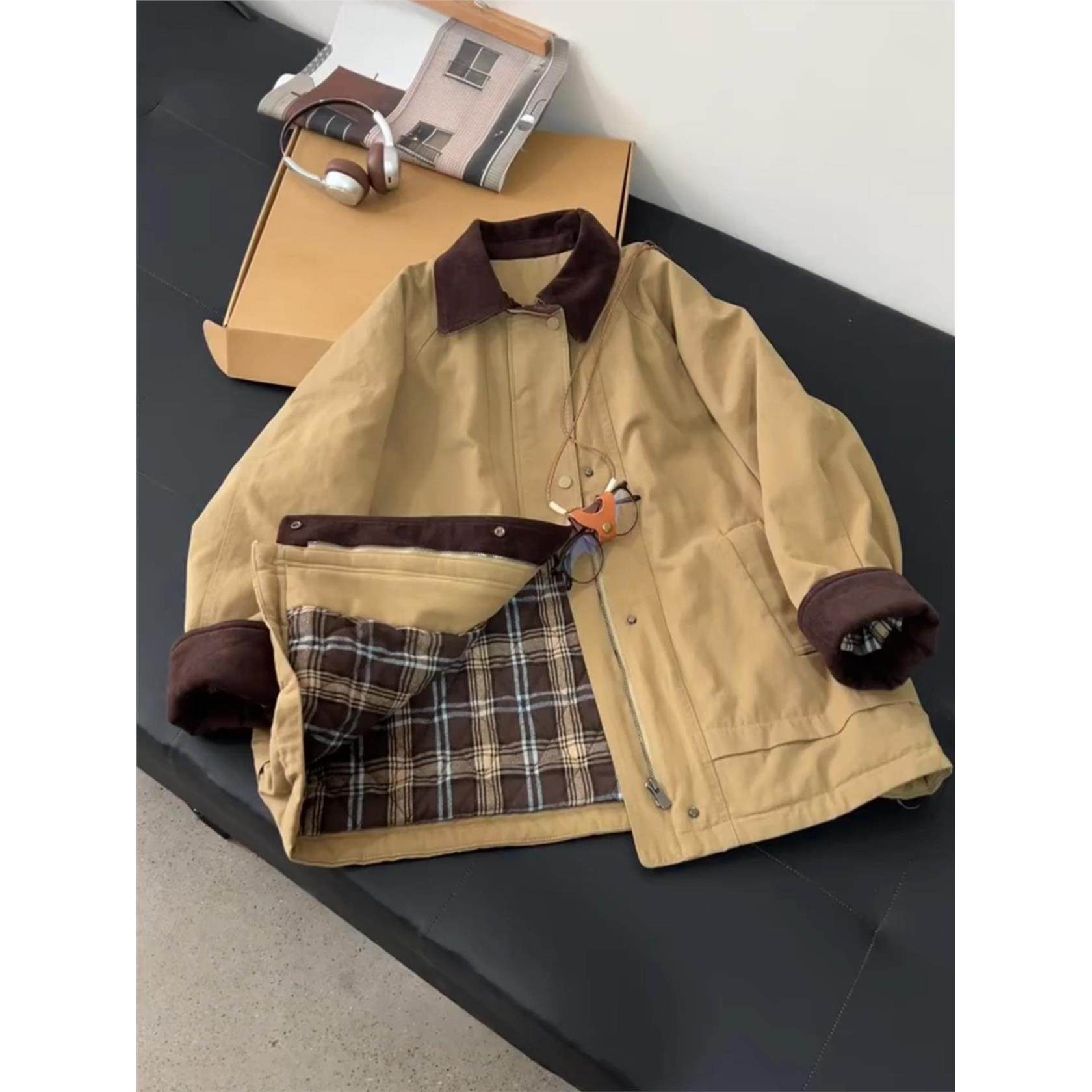 设计感工装棉服女2025冬新款初冬季独特超好看今年流行小个子韩系,淘宝优惠券,粉丝福利购,淘宝优惠卷