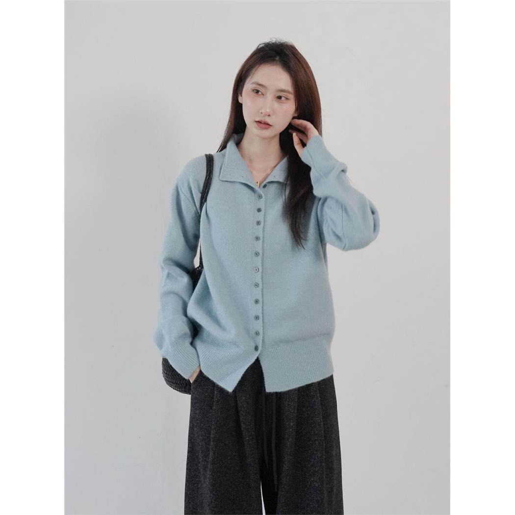 2025秋冬季新款翻领长袖宽松套头内搭打底外穿针织衫上衣毛衣女款,淘宝优惠券,粉丝福利购,淘宝优惠卷