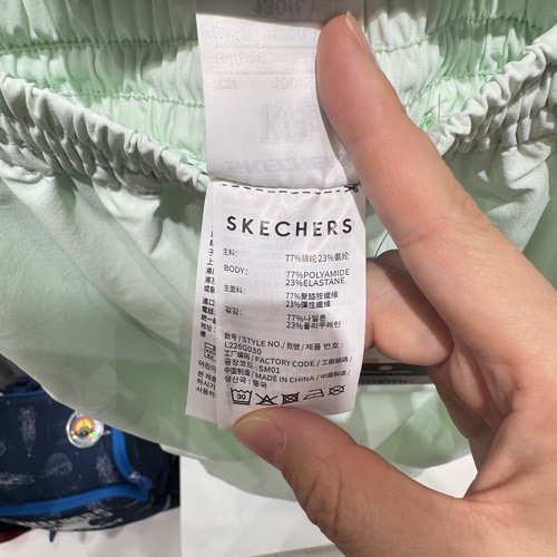 Skechers斯凯奇儿童2026夏季女童直筒裤休闲运动针织长裤L226G030 - 图3