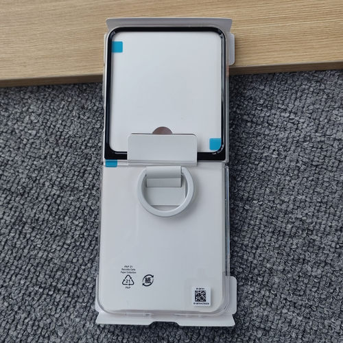 适用三星zflip6原装手机壳官方正品指环式硅胶保护壳flip6原厂透明超薄后壳f7410轻薄手机套六代折叠fli6防摔 - 图3