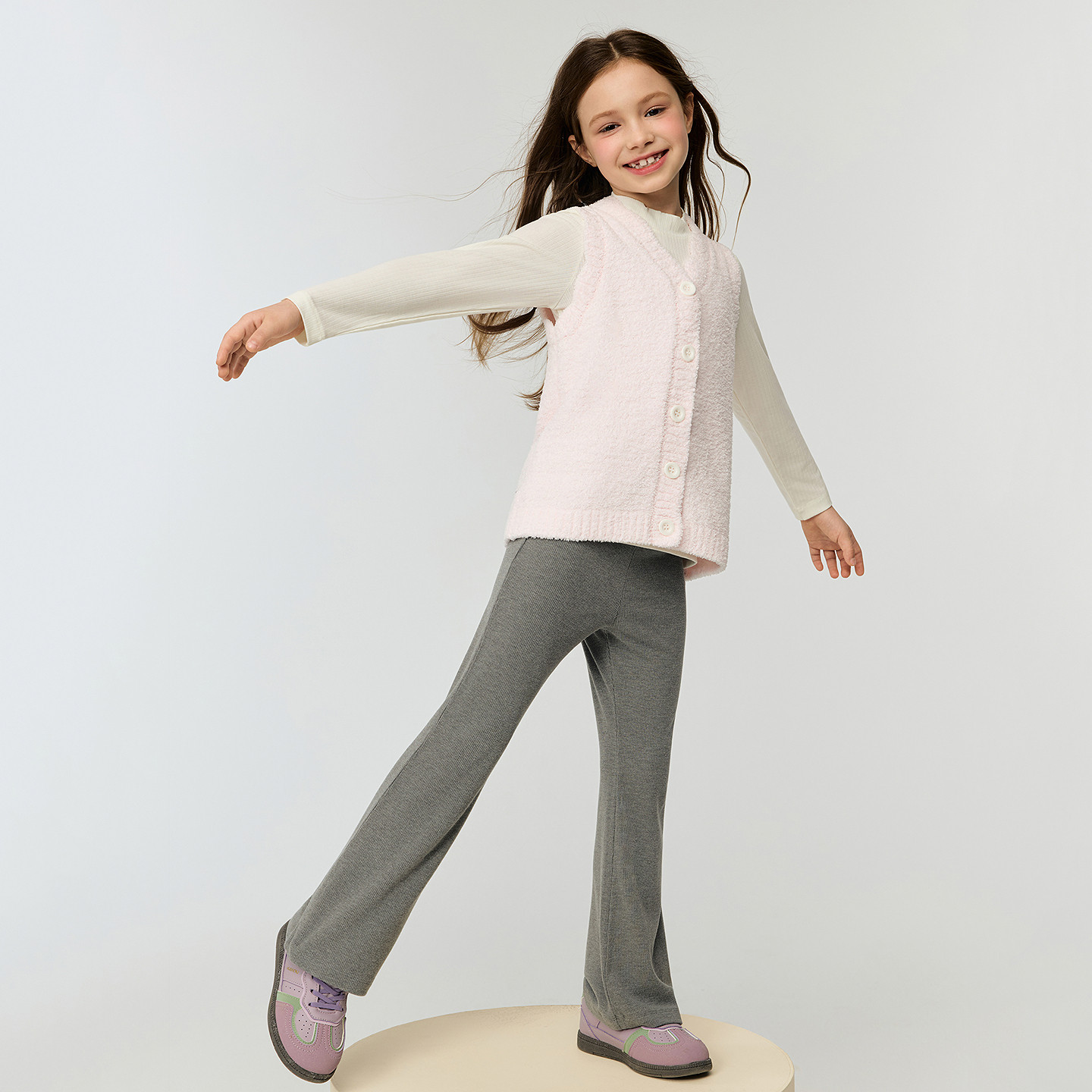 爱慕儿童女孩直筒长裤微喇裤秋冬磨毛裤子红外升温外穿弹力复古,淘宝优惠券,粉丝福利购,淘宝优惠卷