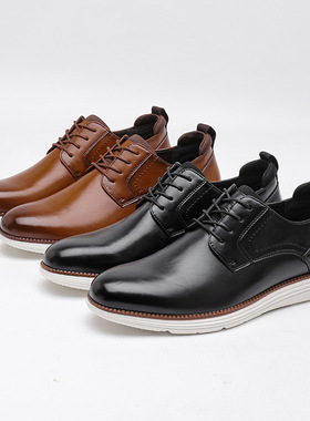 Large men's casual shoes, leather shoes大码男士休闲鞋皮鞋