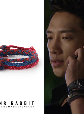 明星同款彩色多圈许愿手绳