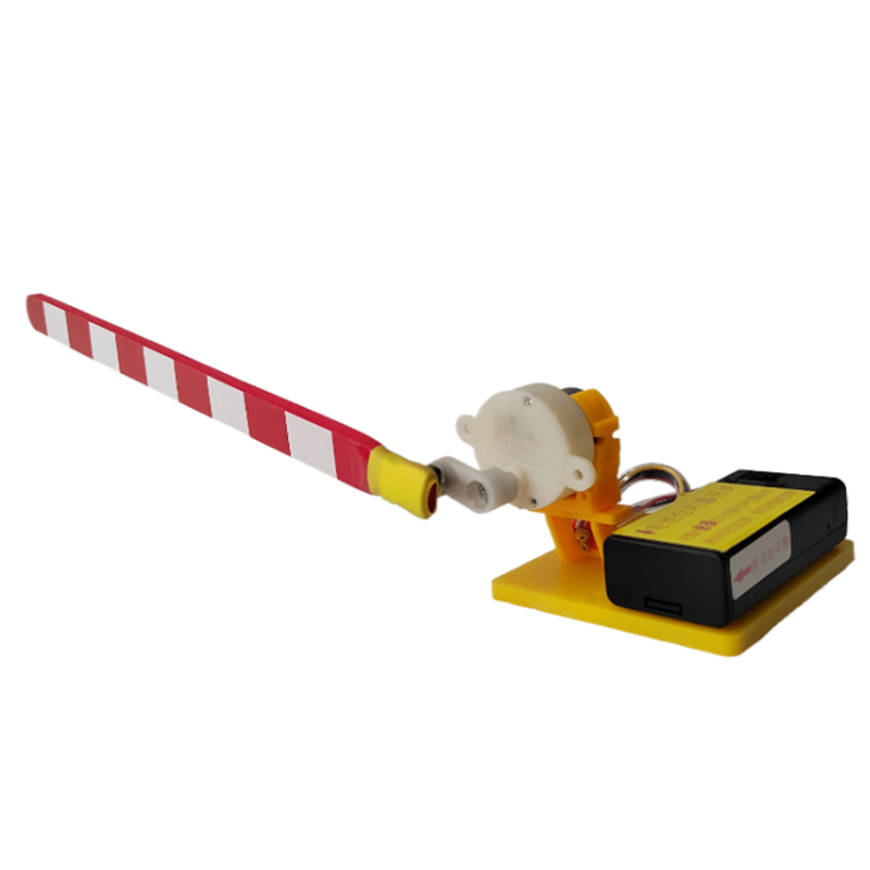 儿童停车场杆迷你电动栏杆微型遥控小道闸收费站杆红绿灯玩具diy - 图3