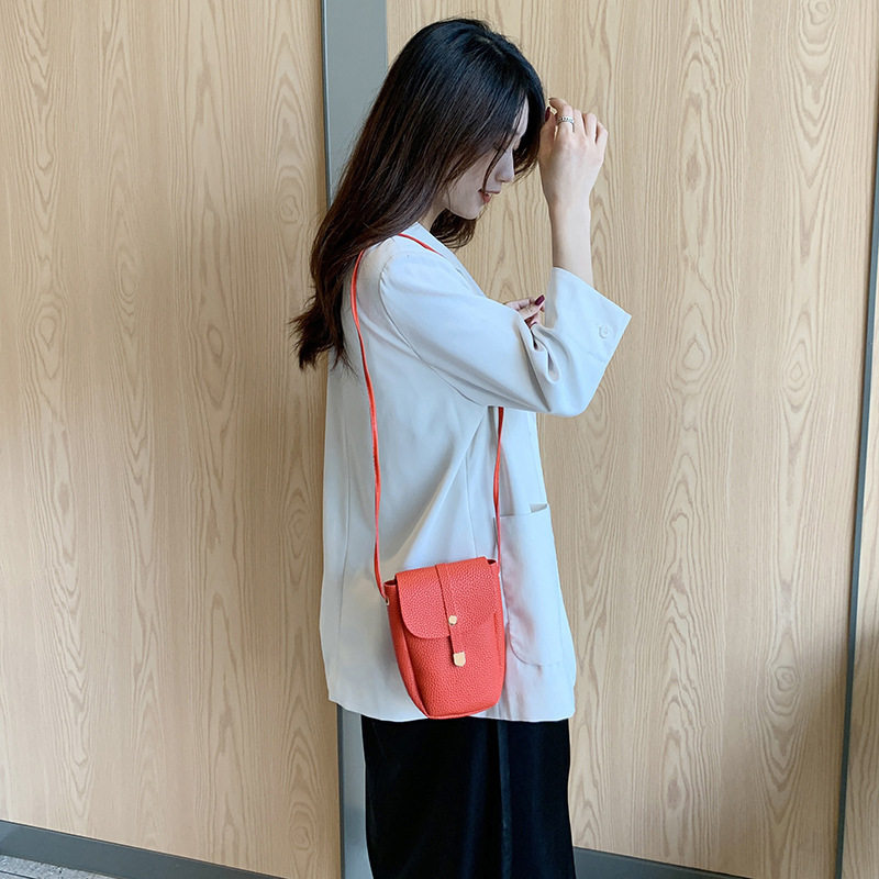 外贸女包包Bags简约荔枝纹手机包2023新款迷你单肩斜挎零钱包,淘宝优惠券,粉丝福利购,淘宝优惠卷