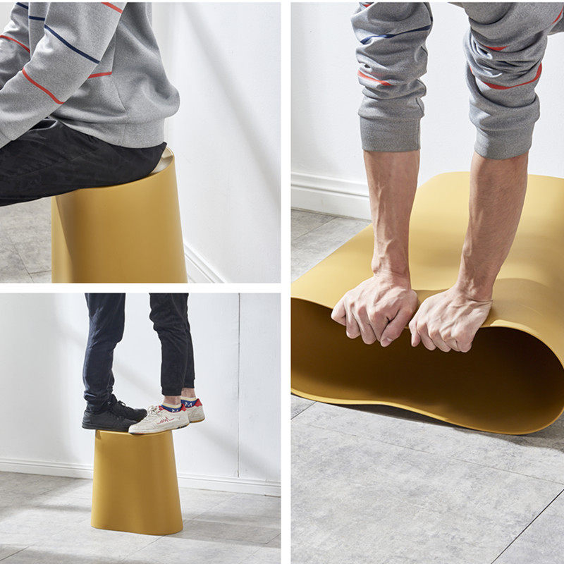 塑料凳子收纳桶凳加厚成人餐凳时尚创意家用圆凳现代简约等位椅子,淘宝优惠券,粉丝福利购,淘宝优惠卷