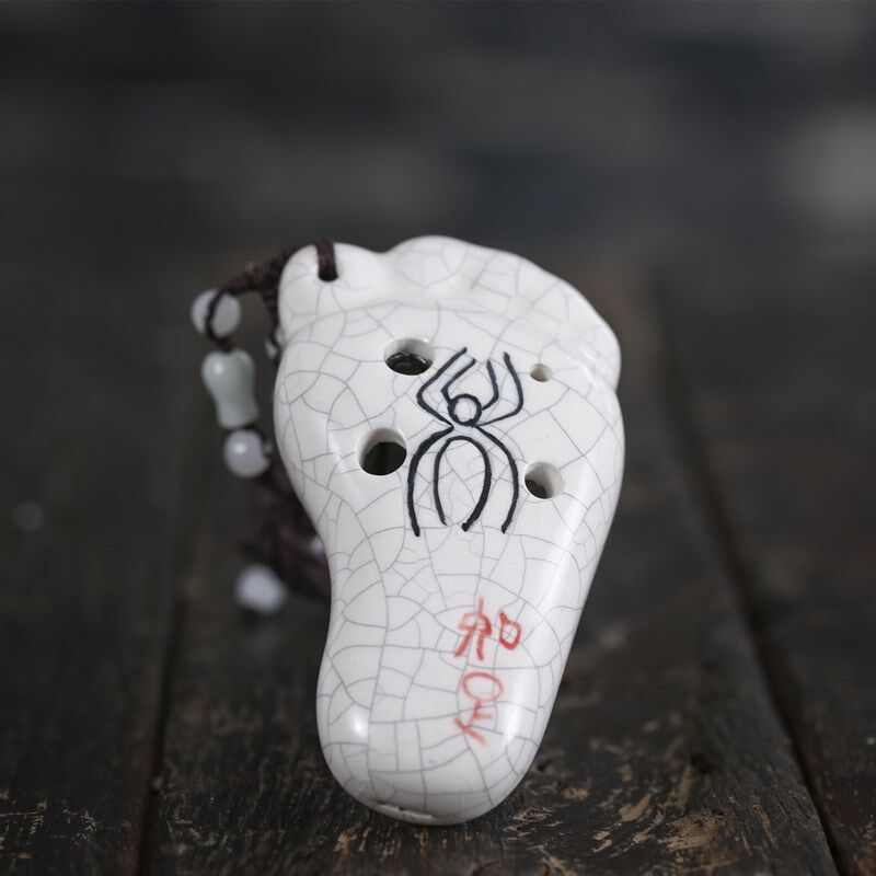 风雅陶笛6孔SCSF造型陶笛六孔高音陶埙知足钟意之剑初学挂饰陶笛,淘宝优惠券,粉丝福利购,淘宝优惠卷