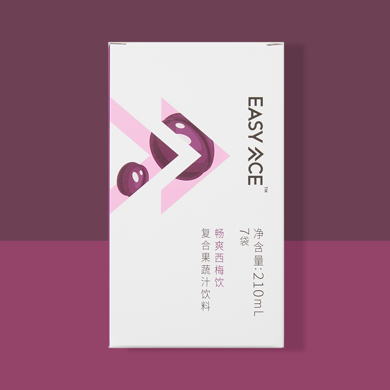 薄荷食品专营店薄荷健康 畅爽西梅饮 7包/盒 即饮果汁饮料果吸1
