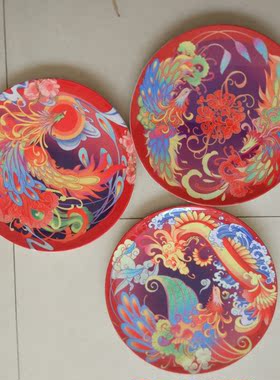 一个起订8寸热转印陶瓷盘墙壁陶瓷挂盘陶瓷看盘毕业设计盘展示盘