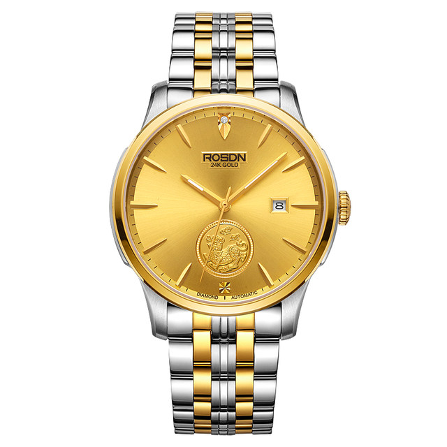 Rolexton luxury waterproof mechanical watch