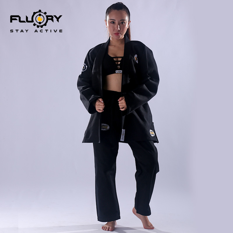 FLUORY火垒 新款巴西柔术服 BJJ GI 成人儿童男女专业柔道服定制 - 图1