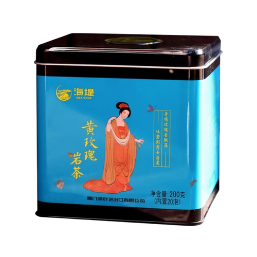 中茶海堤茶叶武夷小品种大岩奇种花香黄玫瑰岩茶AT120乌龙茶200克 - 图3