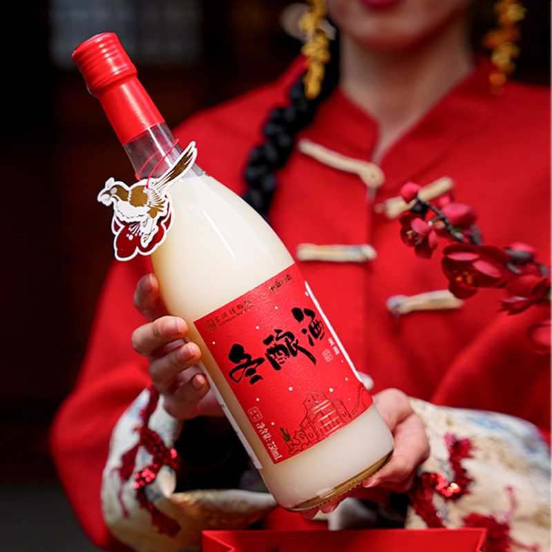 【苏州博物馆x苏州桥】桂花冬酿酒750ml*2瓶米酒米露老字号米酿