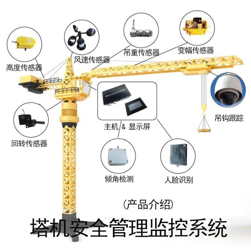 塔吊黑匣子吊钩可视化盲区视频监控塔机升降机安全监测防碰撞系统 - 图3