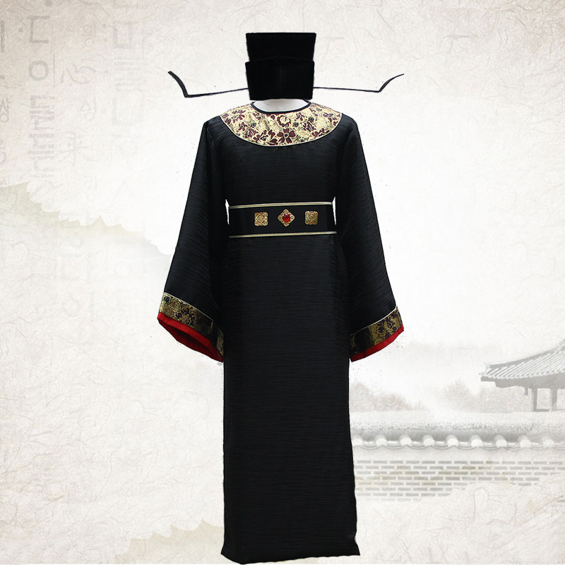 宋朝古装男汉服皇帝大臣儿童官服 格宣姿民族服装/舞台装