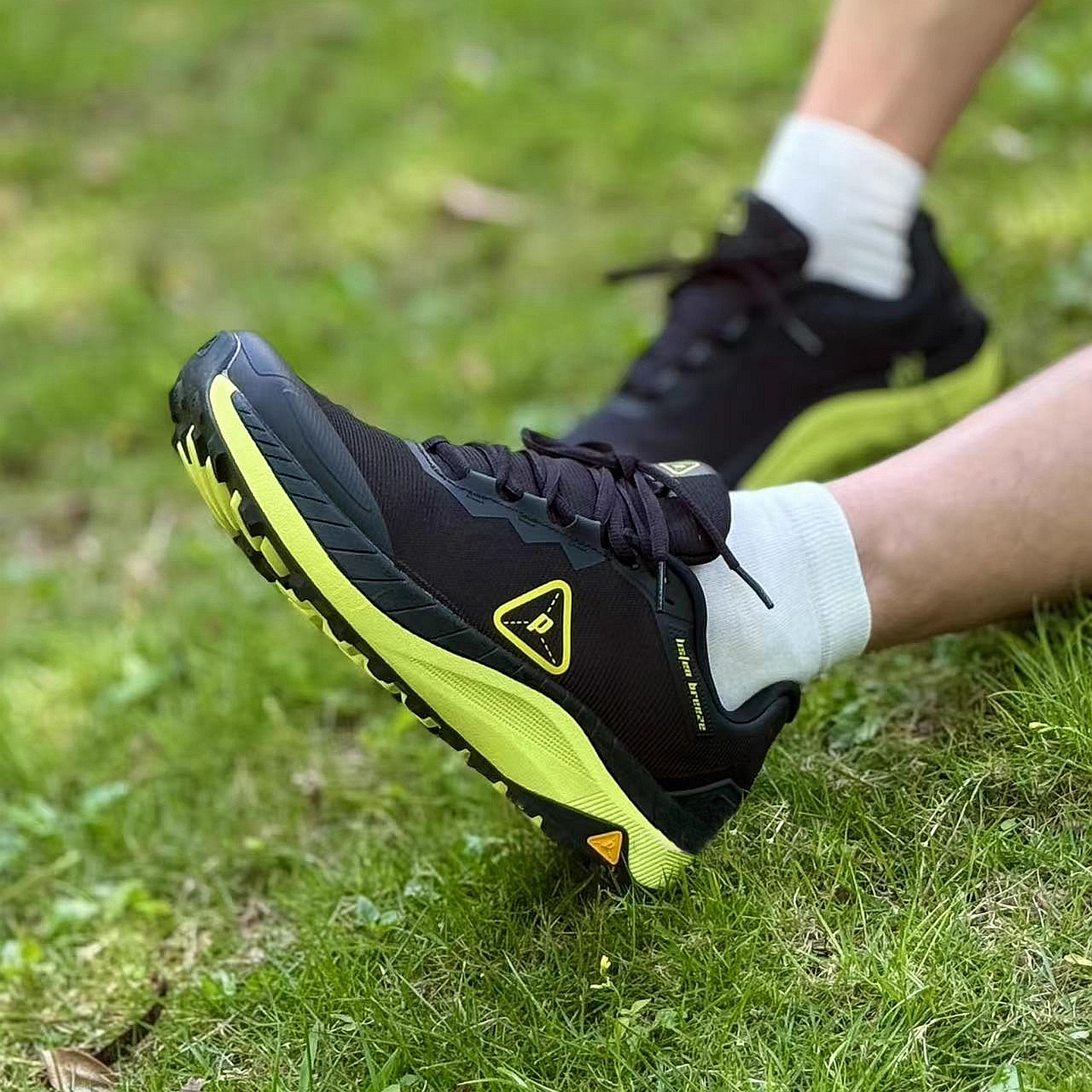 出口英国单4E宽楦户外越野跑鞋 男女网面透气减震轻量徒步运动鞋 - 图2