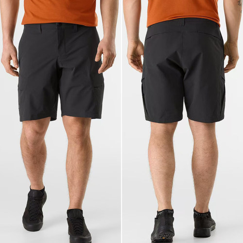 日本东丽面料~户外防水速干SAWYER PANT 9寸工装直筒五分短裤男 - 图2