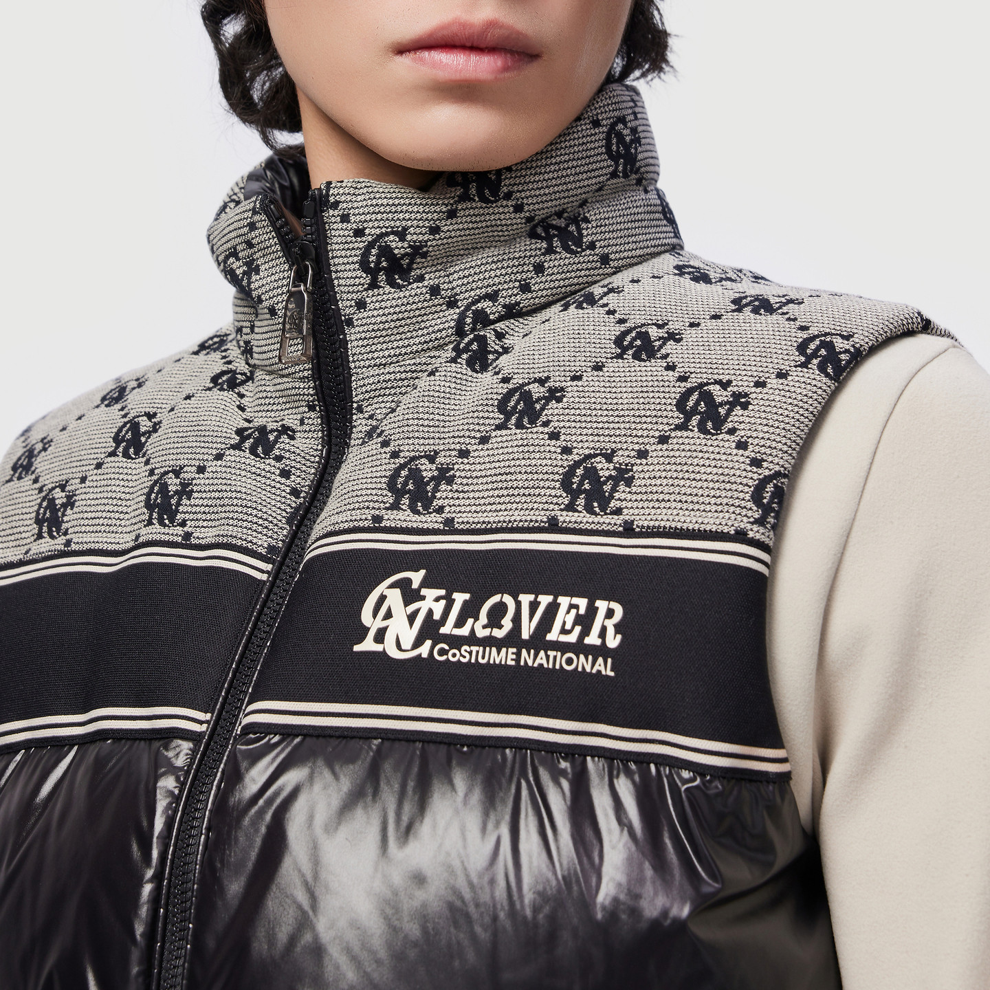 CNC男装男装25冬季新款90%鸭绒羽绒服马甲拼接保暖厚款羽绒背心,淘宝优惠券,粉丝福利购,淘宝优惠卷