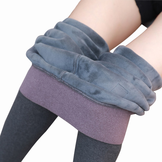 Thin cotton style with large size plus velvet warm leggings