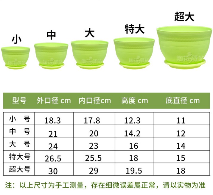 树脂圆形塑料花盆种菜盆送底托阳台种菜种花盆设备/陶土风/包邮-图0