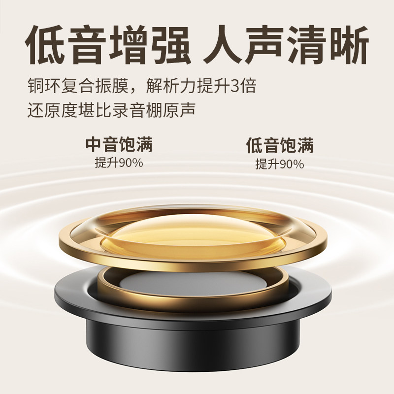 原装正品睡眠耳机有线降噪圆口typec接口适用vivo x100/90/80圆孔,淘宝优惠券,粉丝福利购,淘宝优惠卷