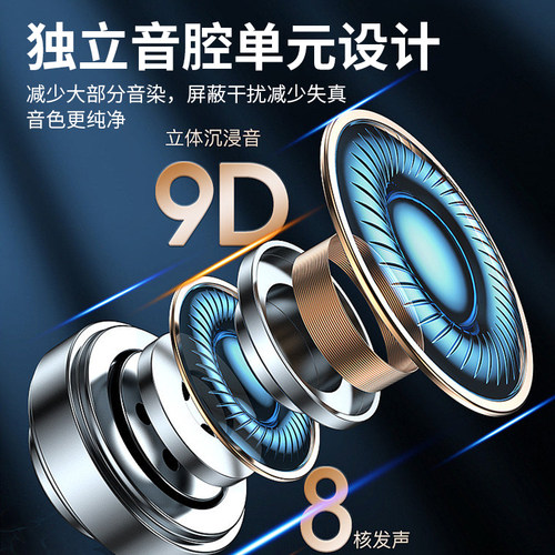 原装有线耳机高音质适用oppo reno9/8/7/6/5扁头t-ypec入耳式圆头 - 图3