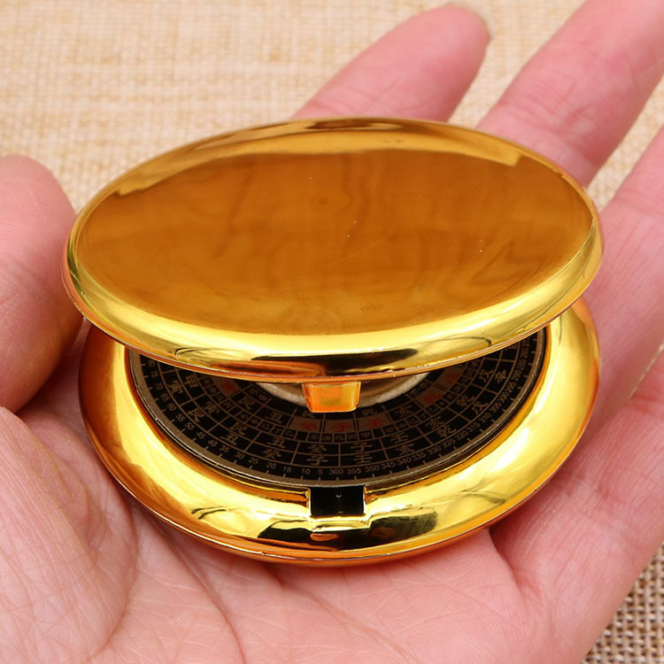 随身小罗盘迷你自动袖珍2寸7层高精度mini翻盖专业户外便携指南针,淘宝优惠券,粉丝福利购,淘宝优惠卷