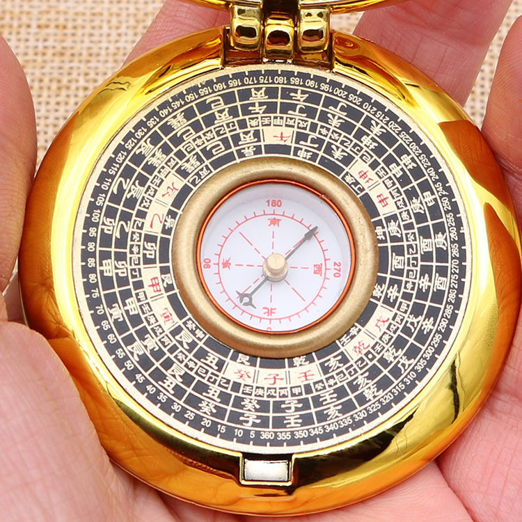 随身小罗盘迷你自动袖珍2寸7层高精度mini翻盖专业户外便携指南针,淘宝优惠券,粉丝福利购,淘宝优惠卷