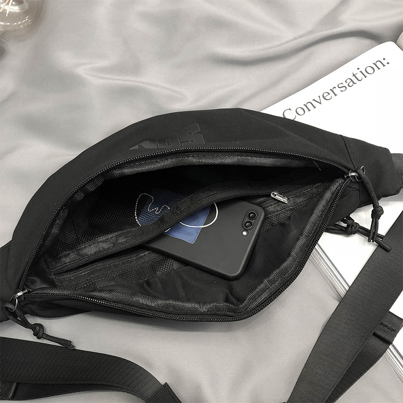 ins超火男士潮牌单肩女嘻哈胸包 jslooo男士包袋