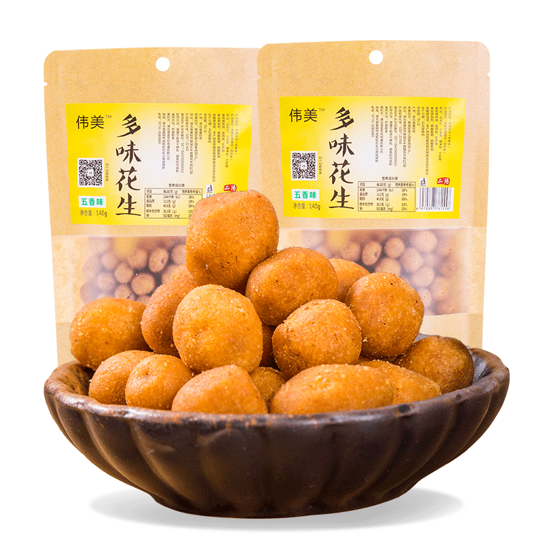 二阳多味炒货袋装网红休闲食品花生 二阳花生