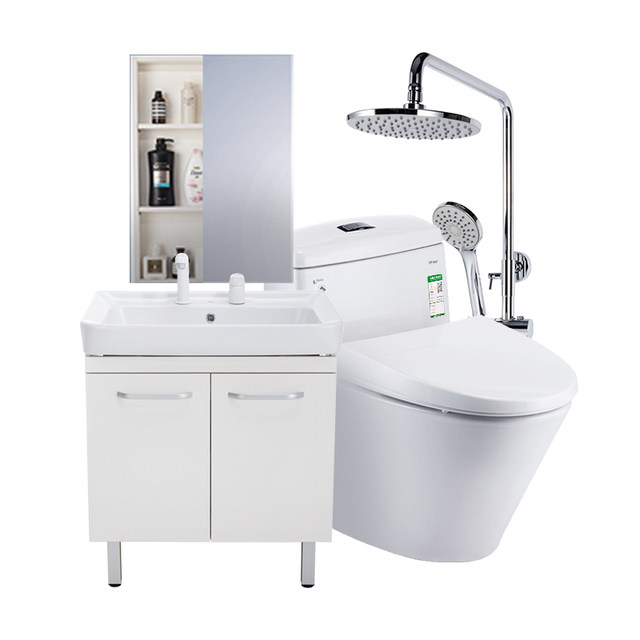 Inax Japan Whole Bathroom Toilet Toilet Large Overhead Shower Shower Shower Bathroom Cabinet Oft Fv75