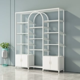 Легкая роскошная стойка на экране живой приют для салона красоты. Продукты для стрельбы в шкафу косметика косметика шкаф