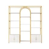 Легкая роскошная стойка на экране живой приют для салона красоты. Продукты для стрельбы в шкафу косметика косметика шкаф