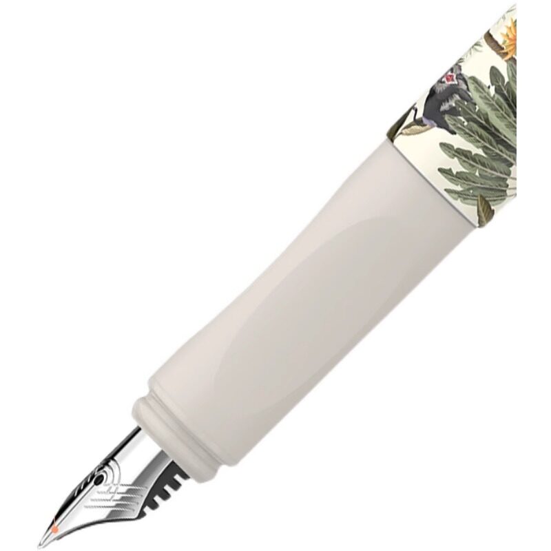 German imported Schneider pen primary school students use third grade pen to practice calligraphy ink bag replaceable gift blue starting point series easy Voice jungle tropical