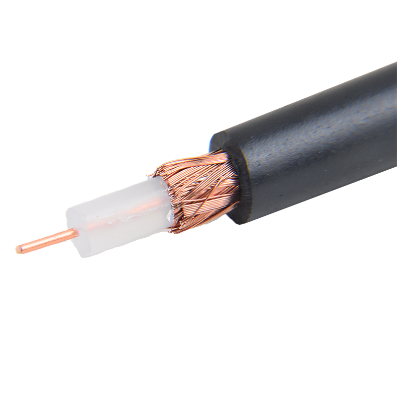 足米同轴线缆SYV75-5视频线监控信号线BNC连接线Q9连接线铜芯铜网 - 图0