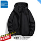 真维斯户外运动冲锋衣新款春季情侣装防风防水透气登山衣服