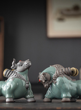 【牛转乾坤】创意陶瓷招财