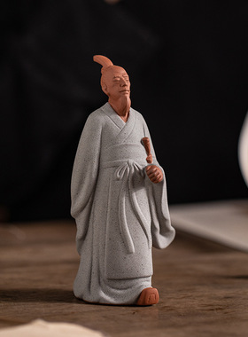 屈原摆件人物中式陶瓷雕像